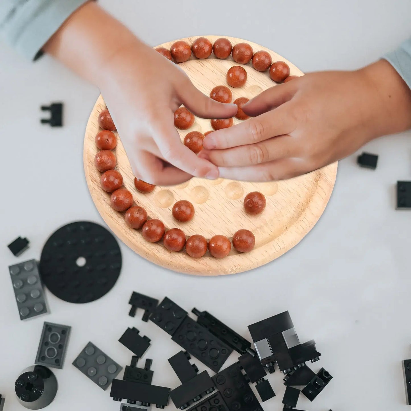 Wooden Solitaire Toy