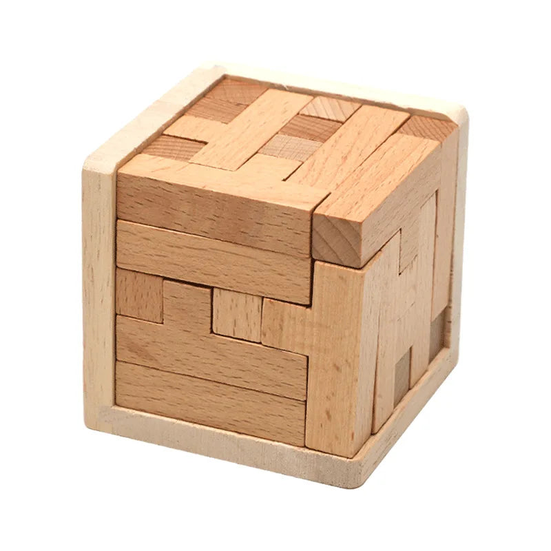 Wooden 3D Puzzle Cube