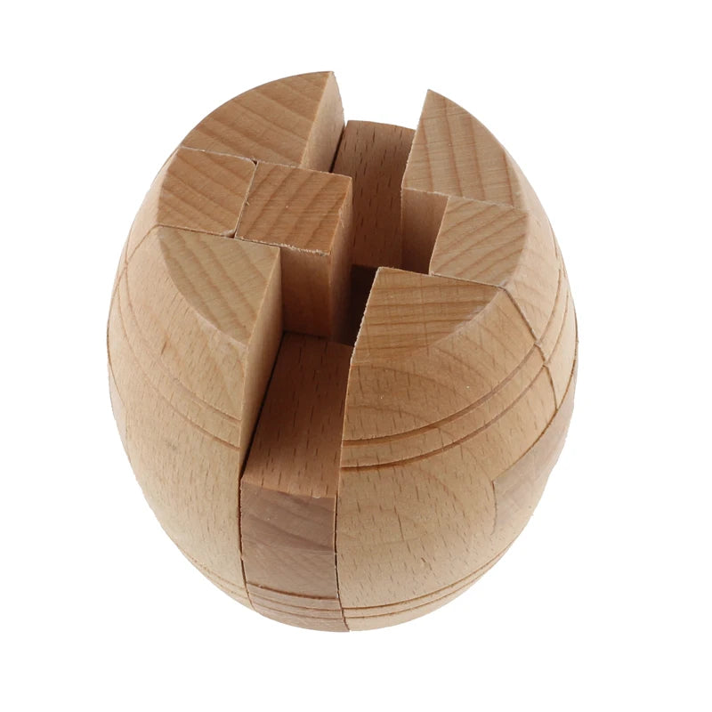 Wooden Bucket Shaped Puzzle