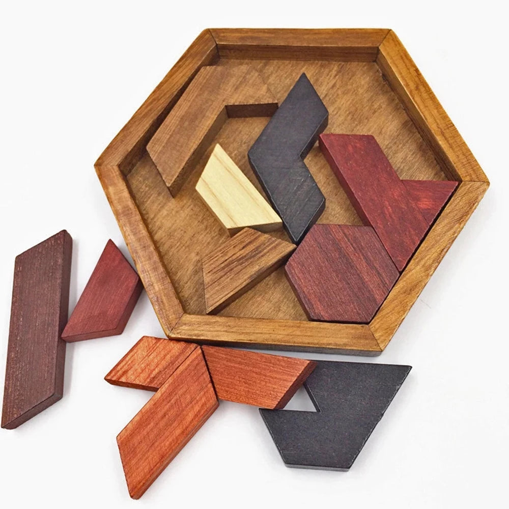 Puzzle Shape Hexagonal Board