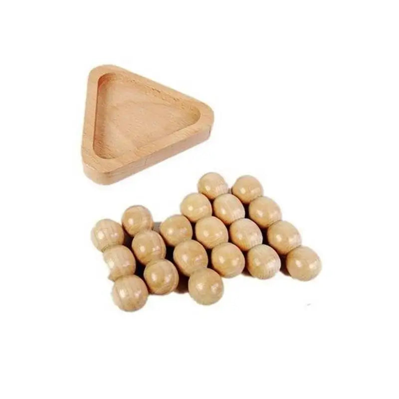 Intelligence Pyramid-shaped Wooden Beads Brain Teasers