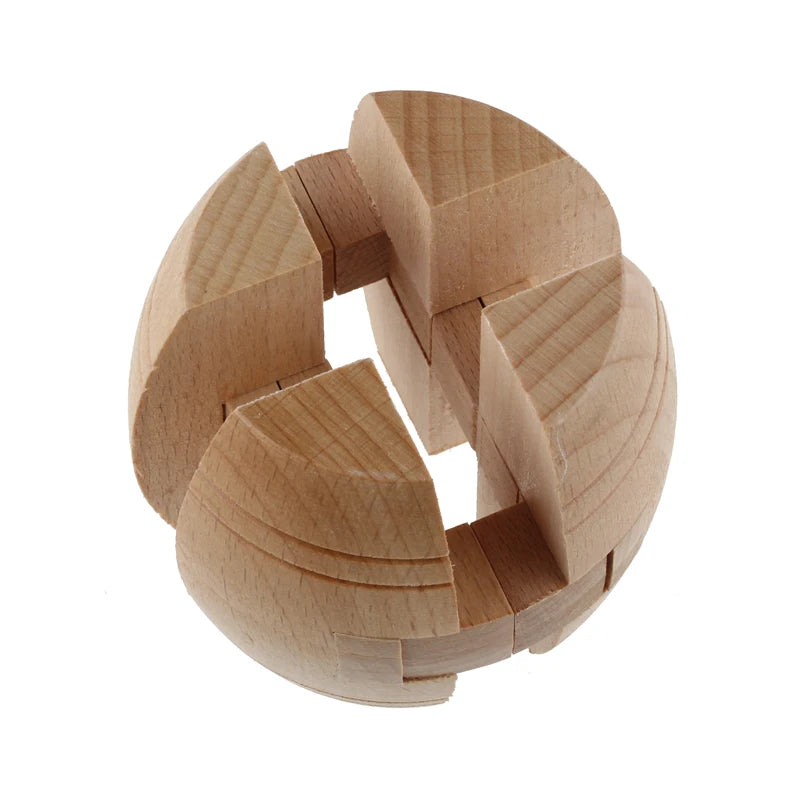 Wooden Bucket Shaped Puzzle