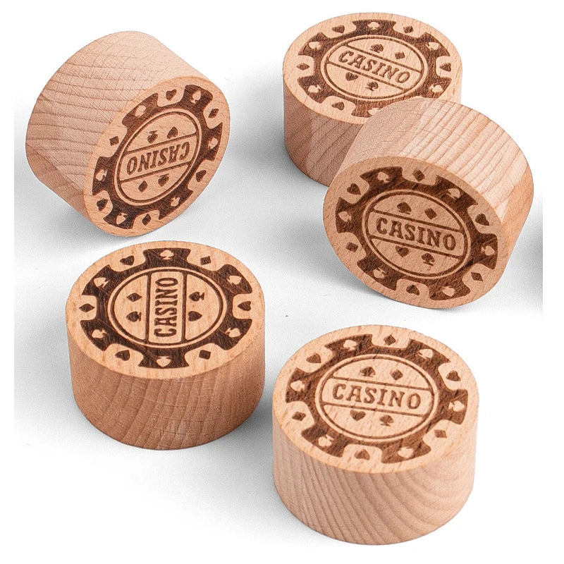 Six Chips Wooden Puzzle Box